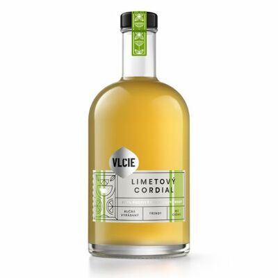 Sirup do cocktailov Limetový Cordial 0,5 Vlčie