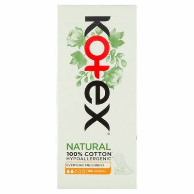Kotex Natural Normal slipové vložky 40ks