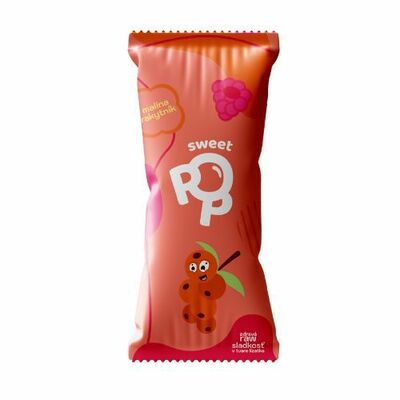 Sweet Pop malina rakytník raw lízatko 30g