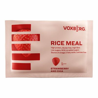 Ryžová kaša Jahoda Chia 60g Voxberg