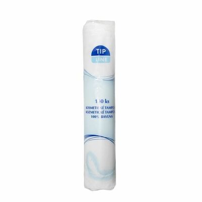 Odličovacie tampóny bavlna 100% natural 100ks