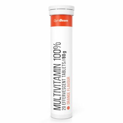 Multivitamín 100% 20ks šumivých tab. 80 g GymBeam