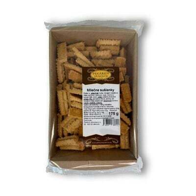 Sušienky Mliečne 175g Pekáreň Jánovce VÝPREDAJ