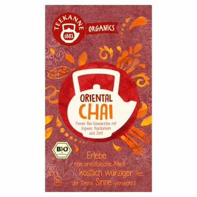 TEEKANNE Bio Oriental Chai 20 vrecúšok, 36g*Darček