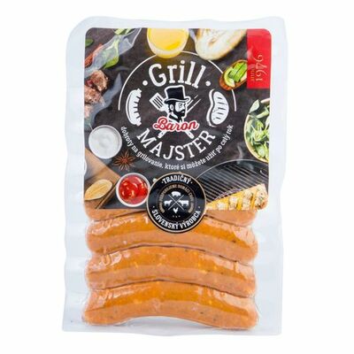 Klobásky Grill Majster domáce 250g Baron VÝPREDAJ