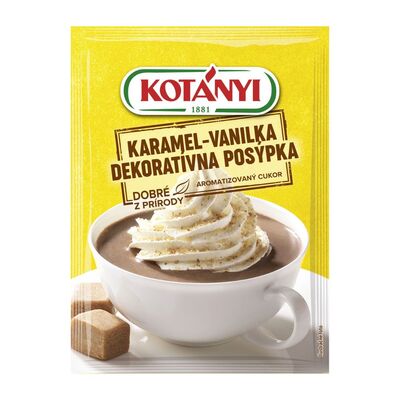 Posýpka dekoratívna Karamel-Vanilka 20g Kotányi