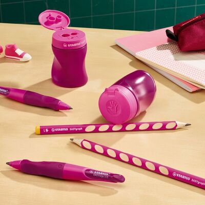 Stabilo Strúhadlo so zásobníkom Easy sharpener R ružová