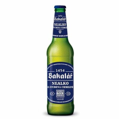 Pivo Bakalář Nealko 500ml sklo *ZO