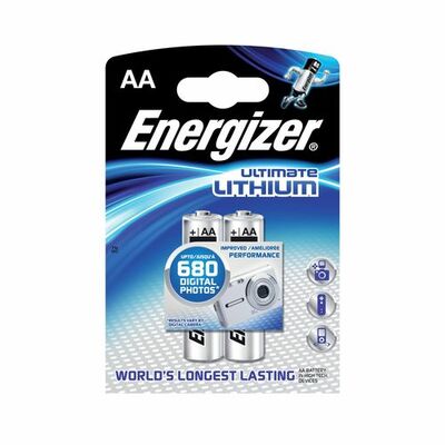 Batérie AA Ultimate Li 2ks Energizer