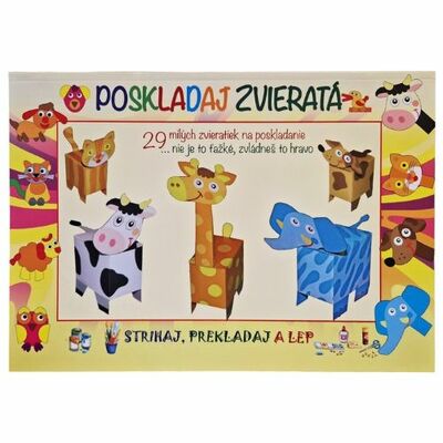 Vystrihovačky Poskladaj zvieratká
