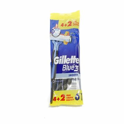 Gillette Blue3 jednorazový holiaci strojček 6ks