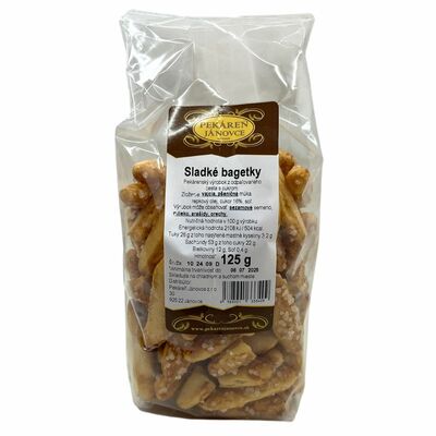 Bagetky sladké 125g Pekáreň Jánovce