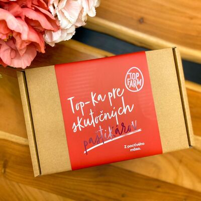 Vianočné darčekové balenie paštét 6x150g Topfarm