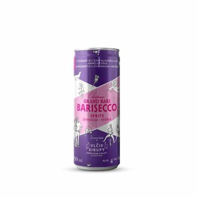 Grand Bari Barisecco spritz Levanduľa arónia 5,5% 250ml*ZO Vlčie 