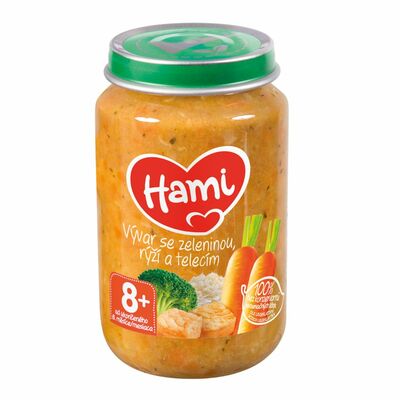 Hami Vývar so zeleninou, ryžou a teľacím 200g