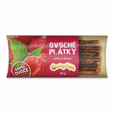 Ovocňák ovocné plátky Jablko-Malina 20g