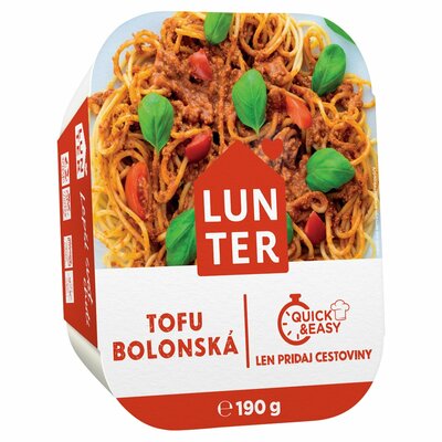 Quick&amp;Easy tofu Bolonská omáčka 190g Lunter