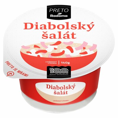 Šalát Diabolský 140g PRETO Radoma VÝPREDAJ
