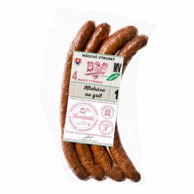 Klobása na gril cca 400g FarmFoods