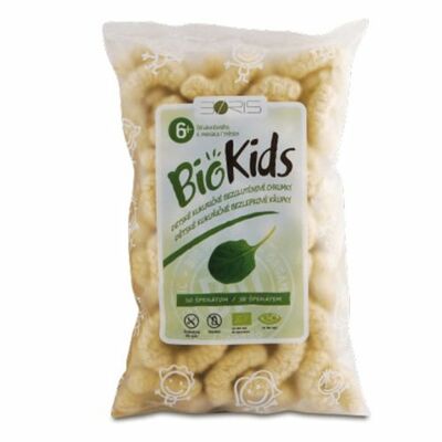Chrumky pre deti kukuričné so špenátom 55g BioKids