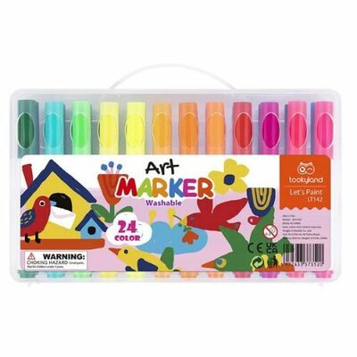 Tooky Land Umývateľné fixky 24 ks