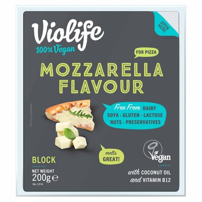 Syr rastlinný Mozzarella na pizzu 200g Violife