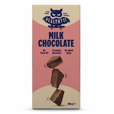 HealthyCo Mliečna čokoláda 100g