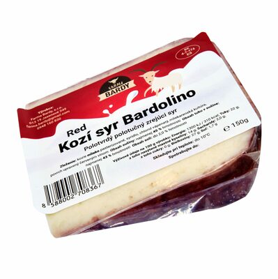 Syr kozí Bardolino red 150g Farma Bardy