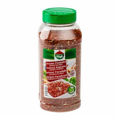 Paradajky sušené s bazalkou a cesnakom 450g Hügli