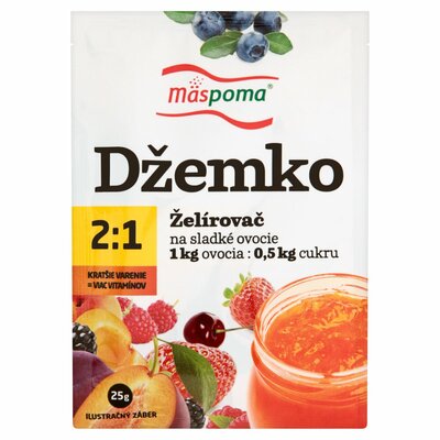 Džemko 2:1, želírovač na sladké ovocie 25g Mäspoma