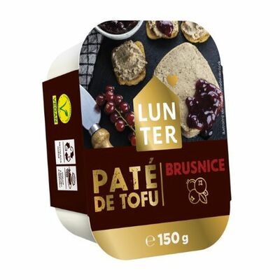Paté de tofu brusnice 150g Lunter