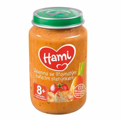 Hami Zelenina so šťavnatým kuracím stehienkom 200g