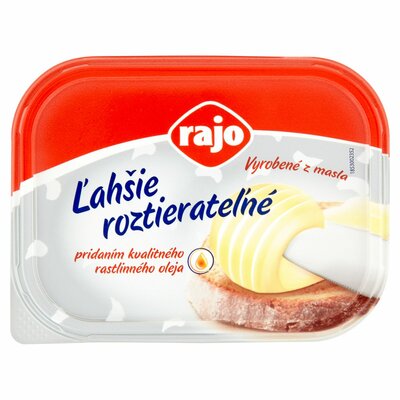 Maslo ľahšie roztierateľné 225g Rajo