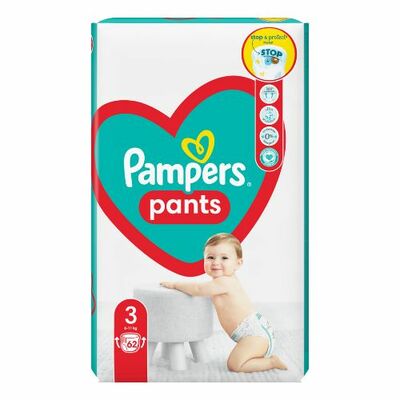 Pampers Pants Veľ.3, 6-11kg Plienky 62ks