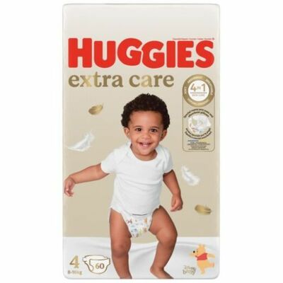 Huggies Extra Care Veľ.4, Plienky 60ks