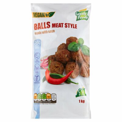 Mr.Vegan Balls meat style 1kg Goody Foody