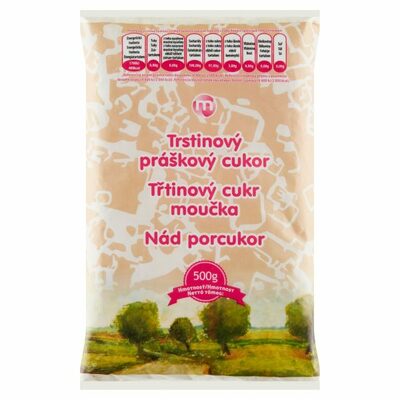 Cukor práškový trstinový 500g Mánya