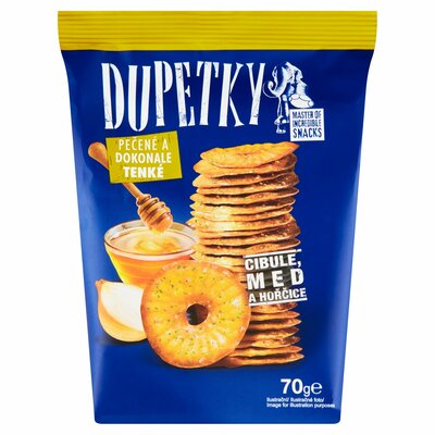 Dupetky Cibuľa, med a horčica 70g