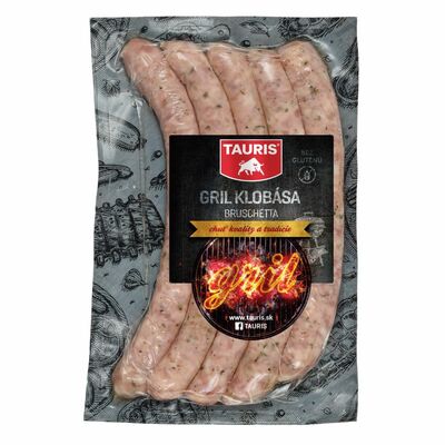 Klobása gril Bruschette 220g Tauris