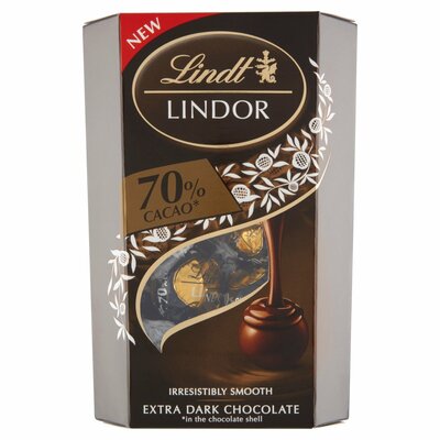 Lindt Lindor pralinky horká čokoláda 70% 200g