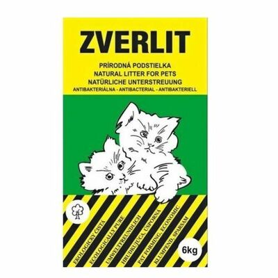 ZVERLIT Prírodná podstielka bez vône pre mačky 6kg