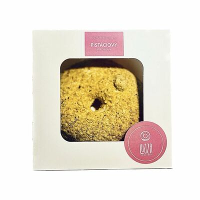 Donut Pistácie &amp; biela čoko 140g Lujza Donuterie