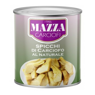 Artičoky krájané prírodné 2,5kg Mazza