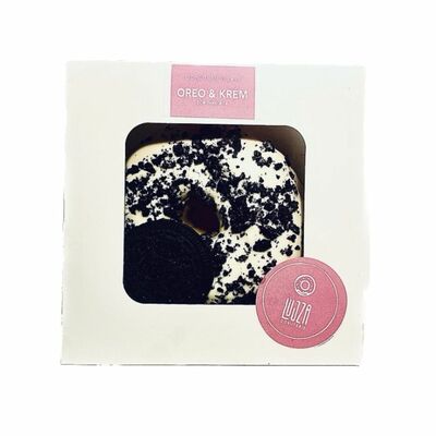 Donut Oreo s bielou čokoládou a sušienkovým krémom 170g Lujza Donuterie