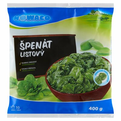 Mr.Špenát listový porcie 400g Nowaco