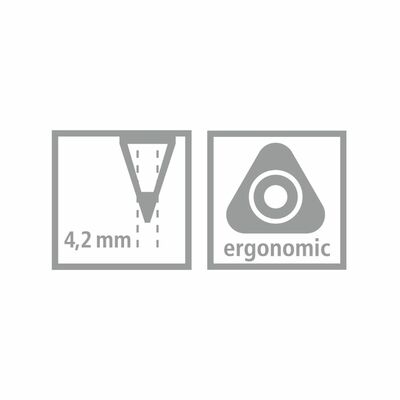 Stabilo Ceruzky Trio hrubá a krátka 12ks