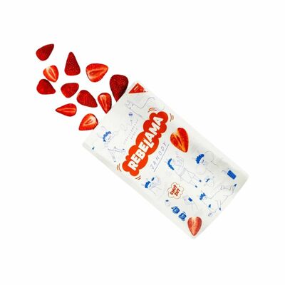 Lyofilizované jahody 15g Rebelama