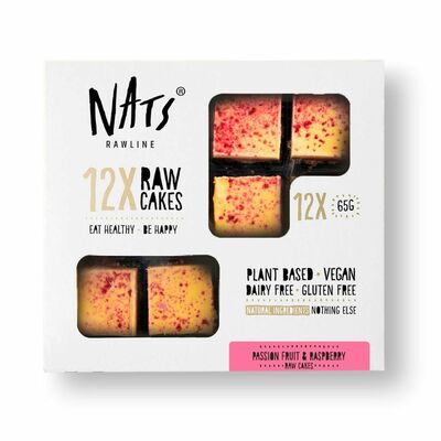 Mrazený Raw Dezert Malina &amp; Marakuja 12x65g Nats