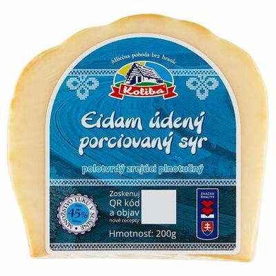Syr Eidam údený 45% blok 200g Koliba
