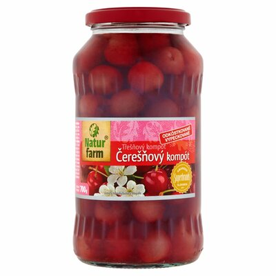 Kompót Čerešne bez kôstky 700g Natur Farm